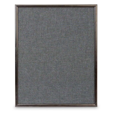 United Visual Products Corkboard, Fabric, Wht/Cld, 2 Door, 60x36" UV304-WHITE-CLOUD